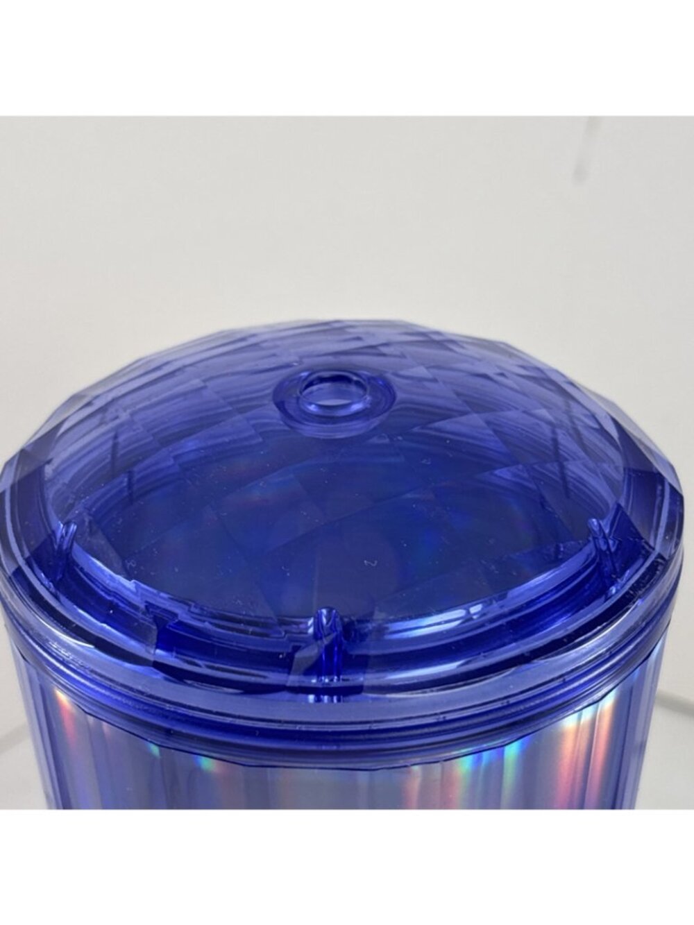 Starbucks Fall 2022 Periwinkle Kaleidoscope Dome Venti Tumbler 24oz NEW no straw - Picture 2 of 4